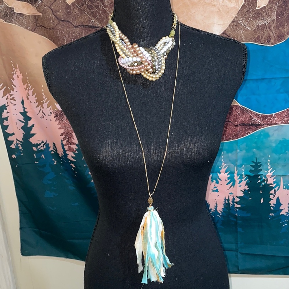 Set of two boho and beautiful necklaces